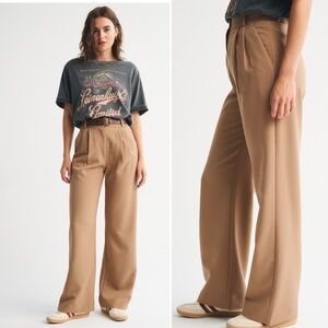 Abercrombie & Fitch Sloane Pant Wide Leg High Rise Petite 26 / 2 Extra Short